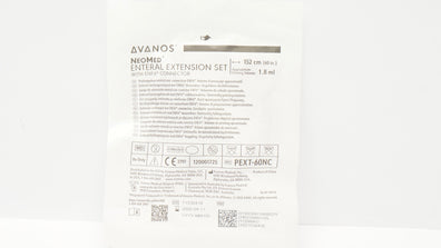 Avanos PEXT-60NC NeoMed Enteral Extension Set w/ENFIT Connector 60inch x 1.8mL